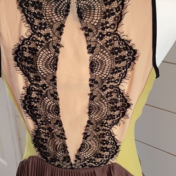 English Rose | High Low Lace Detail Dress | S - Picture 7 of 9